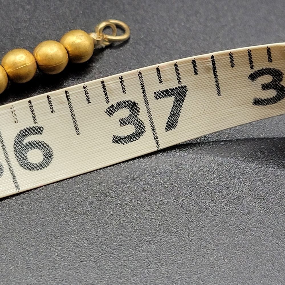 Vtg Kenneth Jay Lane (Kjl) 37" Gold Tone Balls Ne… - image 7